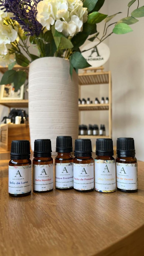 Aceites hidrosolubles para humidificadores